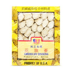 Wisconsin Ginseng Slices - Aged more than 5 Years, Large  4oz