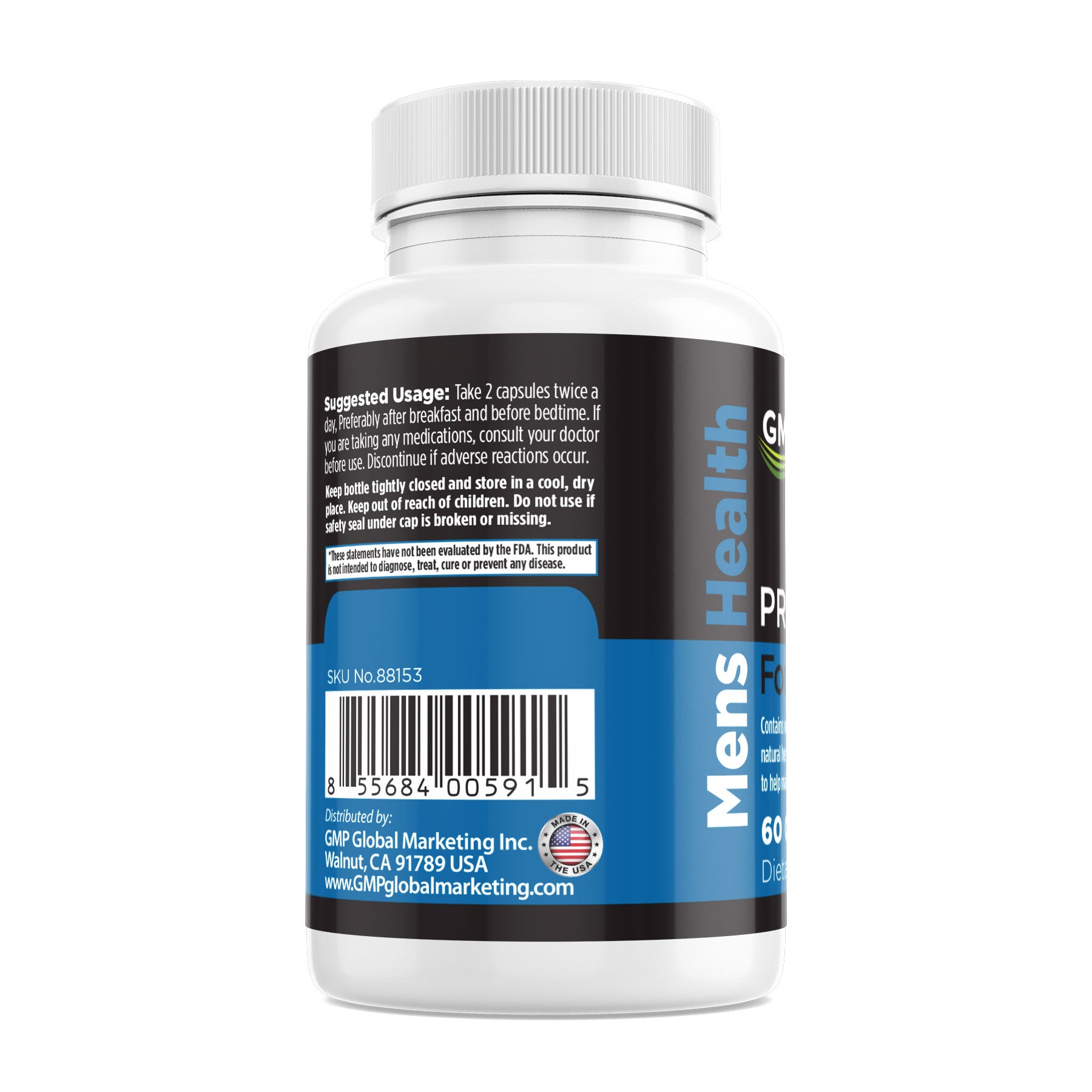 GMP Vitas® Prostate Formula; Saw Palmetto Complex 60 Capsules