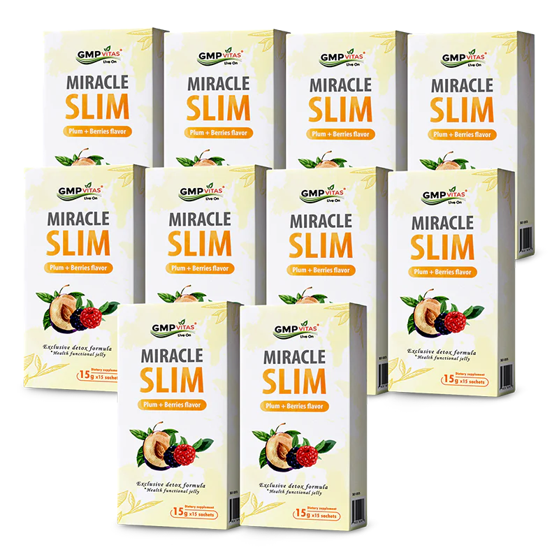 GMP Vitas® Miracle Slim Plum + Berries Flavor 15g x 15 Sachets