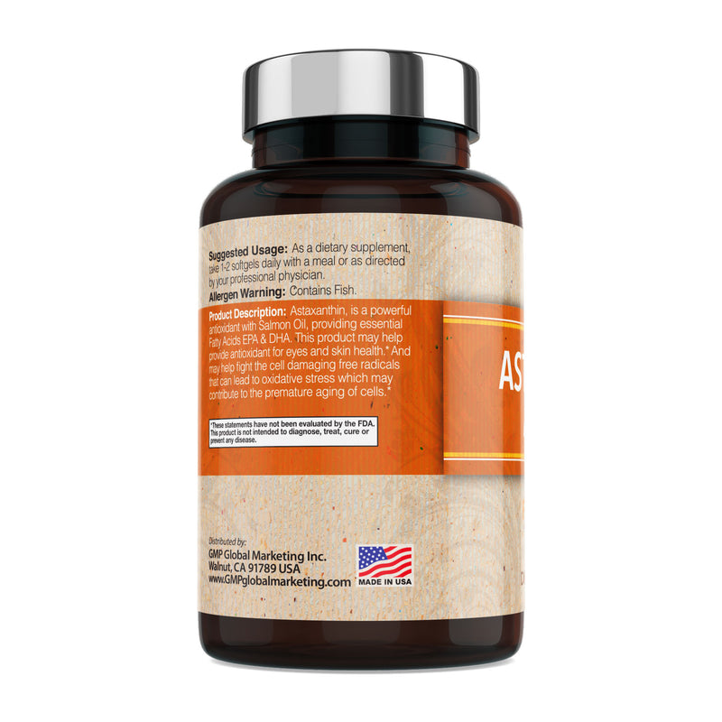 GMP Vitas® Astaxanthin Super Antioxidant 120 softgels