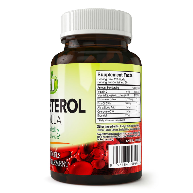 J-Bio™ Cholesterol Formula with CoQ10 and Phytosterol 100 Softgels