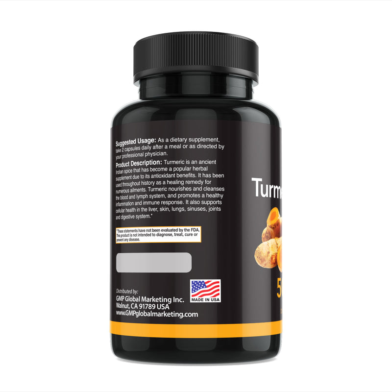 Misty Hill® Natural Turmeric Curcumin Extract 100 Capsules