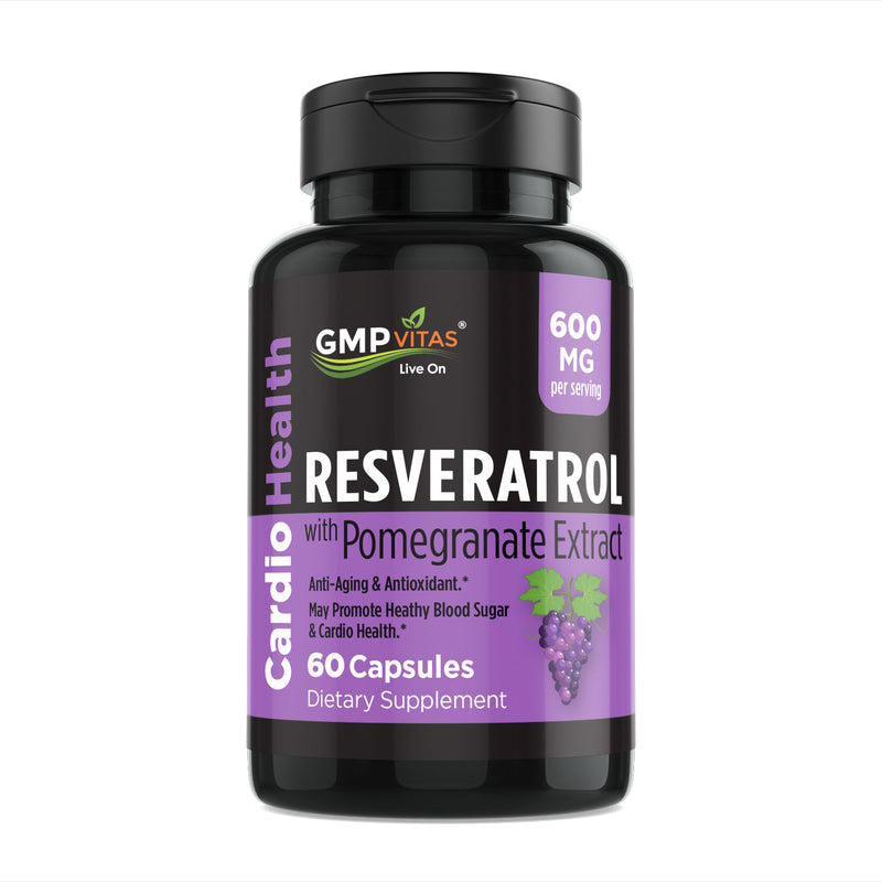 GMP Vitas® Resveratrol with Pomegranate Extract 60 Capsules