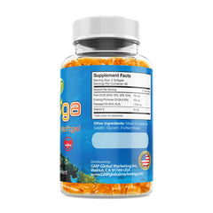 J-Bio™ Omega 3-6-9 Fish Oil with Organic Flaxseed Oil 180 Softgels
