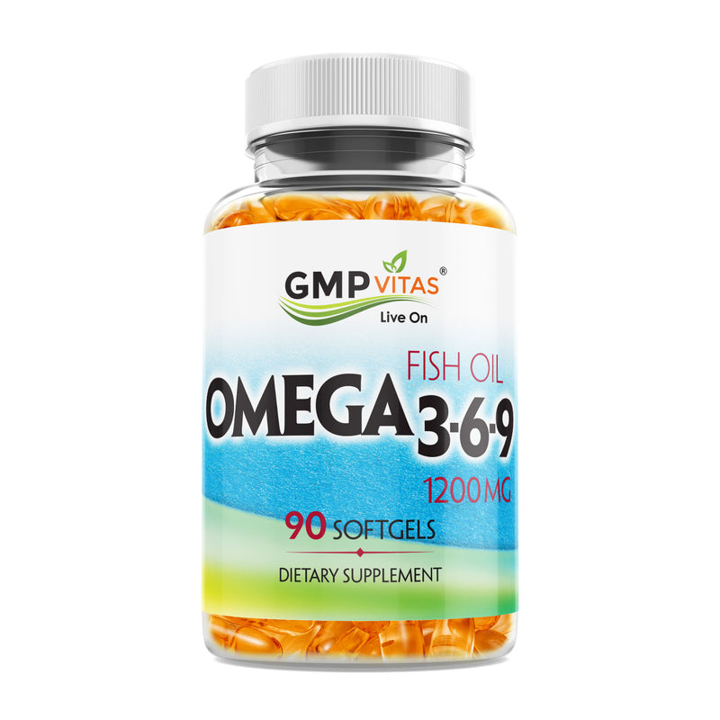 GMP Vitas® 1200 mg 90 Softgels Super Omega 3-6-9
