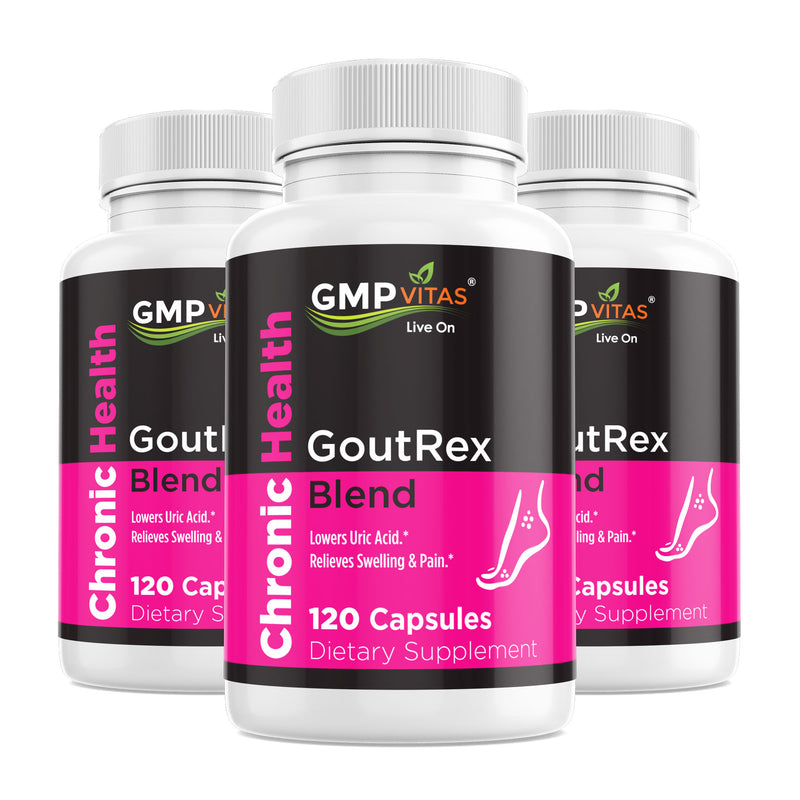 GMP Vitas® GoutRex Blend 3-Bottle Super Bundle