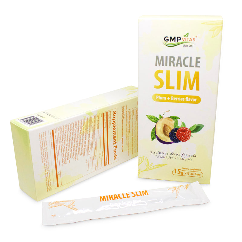 GMP Vitas® Miracle Slim Plum + Berries Flavor 15g x 15 Sachets