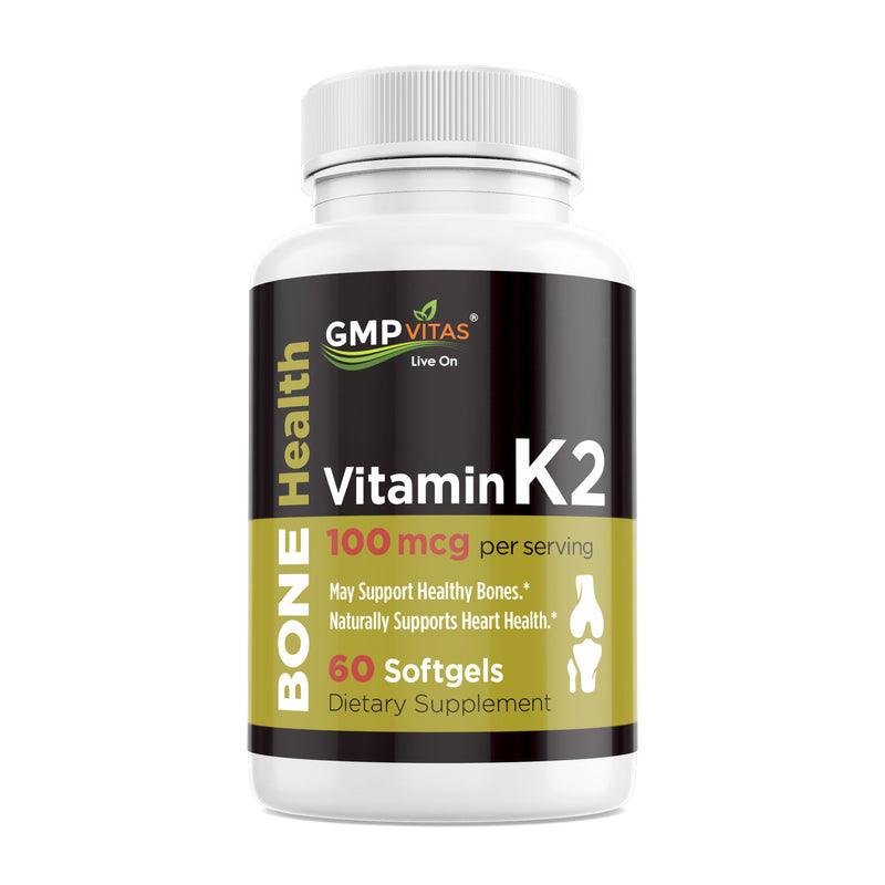 GMP Vitas® Bone Health Vitamin K2 100 mcg 60 Softgels