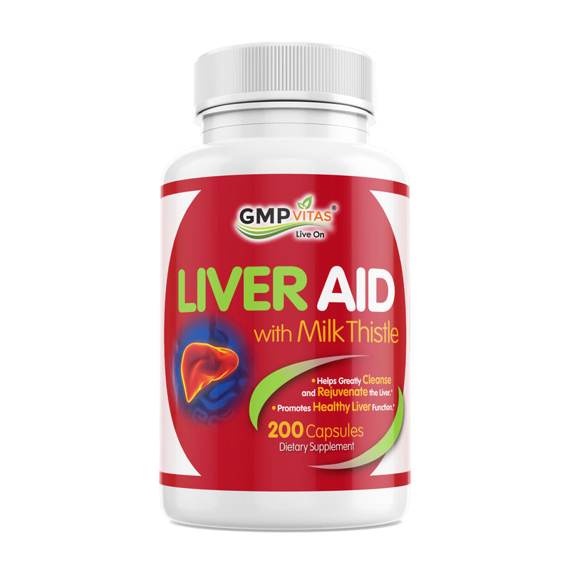 GMP Vitas® Milk Thistle Mega Liver Aid 200 Capsules