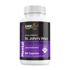 GMP Vitas® St. John's Wort with Soy Isoflavones 500 mg 60 Capsules