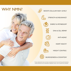 GMP Vitas®  NMN Nicotinamide Mononucleotide NAD+ 60 Capsules